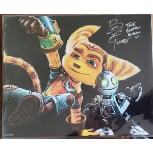 RATCHET/CLANK BAM BOX GAMER Exclusive ART PRINT 8x10 1012/2200 BETH CHALK GIRL